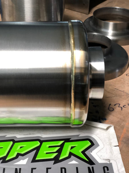 Demon Flow Series 4.0 Customisable Round Barrel Muffler/Resonator.