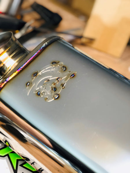 Reaper Engineering Single Inlet 6" x 10" Single Dumper Mufflers