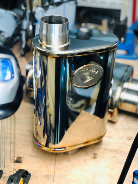 Reaper Engineering Single Inlet 6" x 10" Demon Flow Mufflers