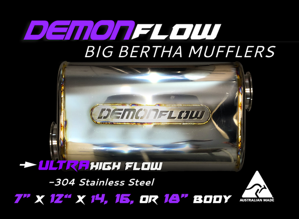 Reaper Engineering Single Inlet/Outlet Big Bertha Mufflers