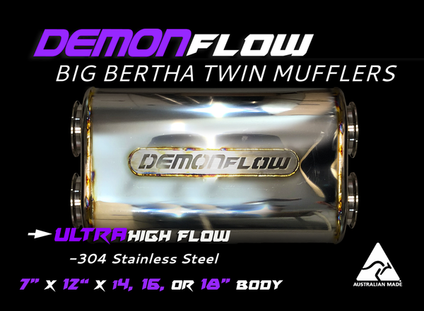 Reaper Engineering Twin/Twin Big Bertha Mufflers