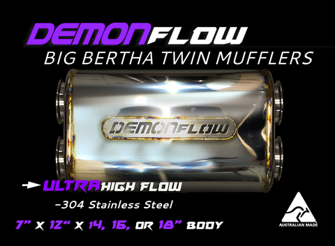 Reaper Engineering Twin/Twin Big Bertha Mufflers