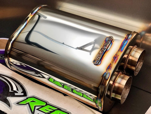 Reaper Engineering  Twin/Twin 6" x 10" Demon Flow Mufflers