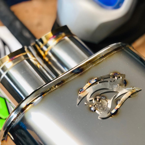 Reaper Engineering Single Inlet Big Bertha Twin Dumper Mufflers